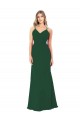 Dark Green A-Line Sweetheart Long Bridesmaid Dress York