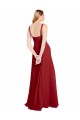 Red A-Line Sweetheart Long Bridesmaid Dress York