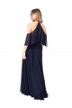 Dark Navy A-Line High Neck Long Formal Dress / Bridesmaid Dress York