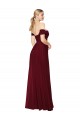 Burgundy Mermaid High Neck Long Formal Dress / Bridesmaid Dress York