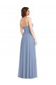 Dusty Blue A-Line Strapless Long Semi Formal Evening Dress / Bridesmaid Dress York