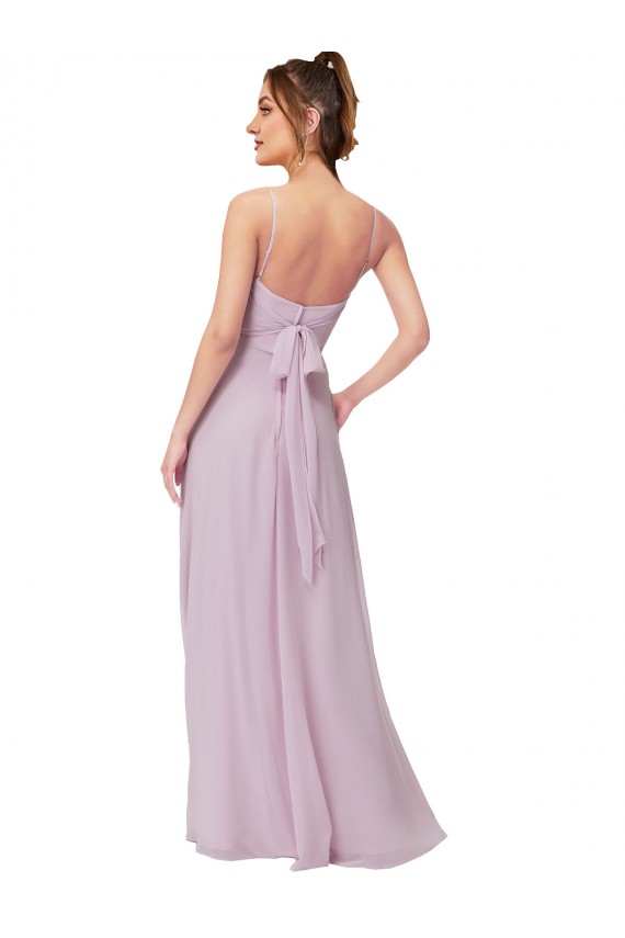 Pink Glow A-Line Sweetheart Long Bridesmaid Dress York