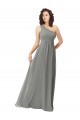 Wisteria A-Line One Shoulder Long Bridesmaid Dress York