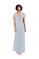 Sea Glass A-Line V-Neck Long Bridesmaid Dress / Formal Dress York