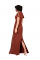 Sea Glass A-Line V-Neck Long Bridesmaid Dress / Formal Dress York