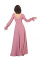 Sea Glass A-Line V-Neck Long Formal Dress / Bridesmaid Dress York