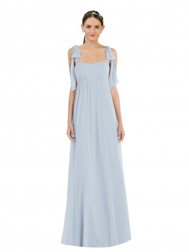Low Back Sea Glass A-Line Sweetheart Long Semi Formal Evening Dress / Bridesmaid Dress York