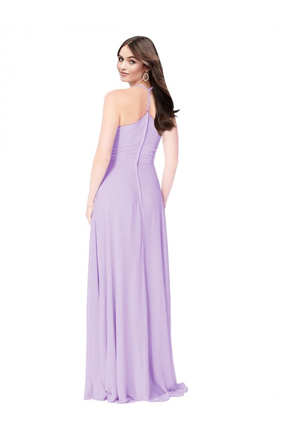 Saffron A-Line V-Neck Long Formal Dress / Bridesmaid Dress York