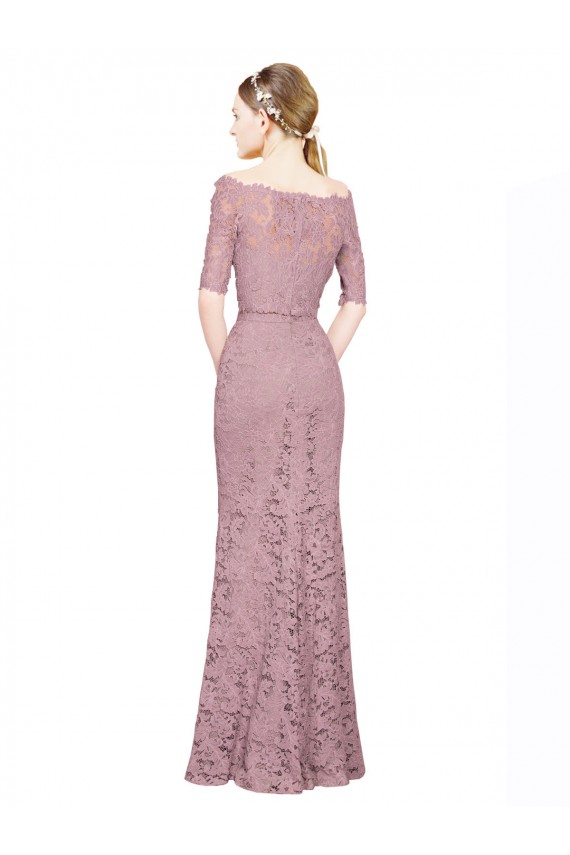 Mermaid Off the Shoulder Long Prom Dress / Bridesmaid Dress York