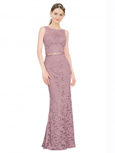 Mermaid Illusion Neck Long Prom Dress / Bridesmaid Dress York