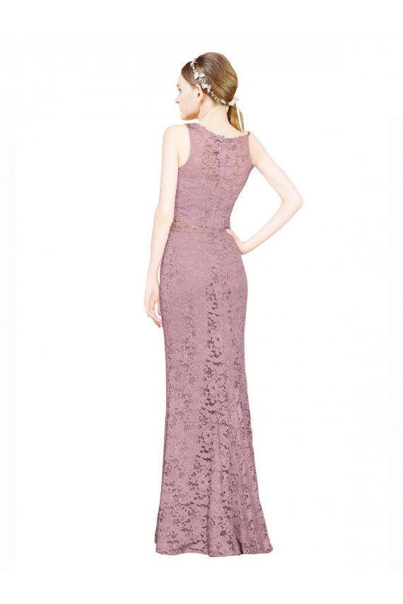 Mermaid Illusion Neck Long Prom Dress / Bridesmaid Dress York