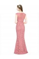 Salmon Mermaid Strapless Long Prom Dress / Bridesmaid Dress York