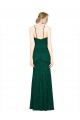 Low Back Dark Green Mermaid High Neck Long Prom Dress / Bridesmaid Dress York