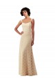 Champagne A-Line Sweetheart Long Bridesmaid Dress York