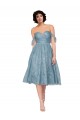 Keyhole Back A-Line Sweetheart Knee Length Bridesmaid Dress York
