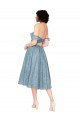 Keyhole Back A-Line Sweetheart Knee Length Bridesmaid Dress York