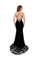 Open Back Black Mermaid High Neck Long Black Tie Evening Gown / Prom Dress / Bridesmaid Dress York