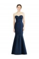 Dark Navy Mermaid Sweetheart Long Floor Length Bridesmaid Dress York