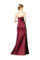 Burgundy Mermaid Strapless Long Bridesmaid Dress / Evening Dress York