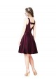 V-Back A-Line Bateau Neck Knee Length Prom Dress / Bridesmaid Dress York