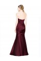 Low Back Burgundy Mermaid Sweetheart Long Formal Evening Gown / Prom Dress / Bridesmaid Dress York