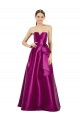 Merlot A-Line V-Neck Long Prom Dress / Bridesmaid Dress York