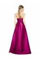 Merlot A-Line V-Neck Long Prom Dress / Bridesmaid Dress York