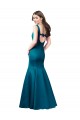 Peacock Blue Mermaid Bateau Neck Long Prom Dress / Bridesmaid Dress York