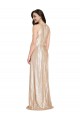 Gold Sheath High Neck Long Formal Evening Gown / Prom Dress / Bridesmaid Dress York