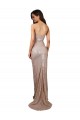 Low Back Champagne Mermaid Scoop Neck Long Formal Evening Gown / Prom Dress / Bridesmaid Dress York