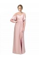 Low Back Sheath Off the Shoulder Long Formal Evening Gown / Prom Dress / Bridesmaid Dress York