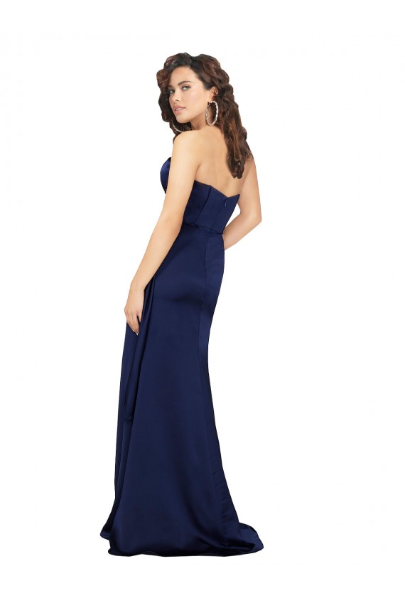 Sapphire A-Line Strapless Long Formal Evening Gown / Prom Dress / Bridesmaid Dress York
