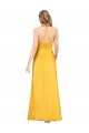 Open Back A-Line V-Neck Sleeveless Long Formal Dress / Bridesmaid Dress York