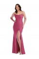 Tie Back Fuchsia Mermaid Cowl Neck Long Formal Plus Size Evening Gown / Prom Dress / Bridesmaid Dress York