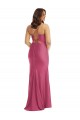 Tie Back Fuchsia Mermaid Cowl Neck Long Formal Plus Size Evening Gown / Prom Dress / Bridesmaid Dress York