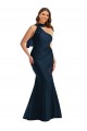 Dark Navy Mermaid Halter Neck Long Formal Plus Size Evening Gown / Prom Dress / Bridesmaid Dress York
