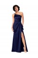 Sapphire A-Line One Shoulder Long Black Tie Evening Gown / Prom Dress / Bridesmaid Dress York