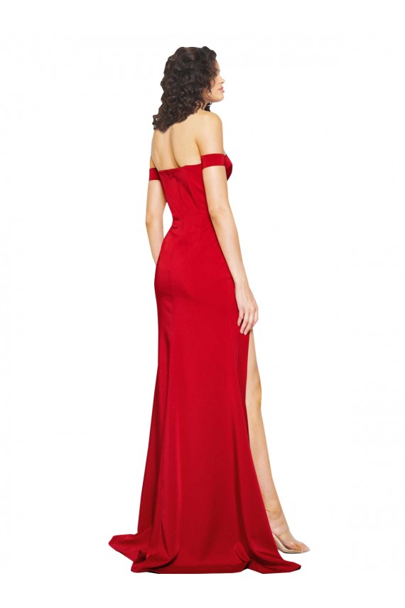 Red A-Line Sweetheart Sleeveless Long Formal Evening Gown / Prom Dress / Bridesmaid Dress York