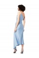Light Sky Blue A-Line One Shoulder Midi Length Formal Evening Gown / Prom Dress / Bridesmaid Dress York
