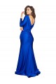 V-Back Royal Blue Mermaid V-Neck Long Formal Evening Gown / Prom Dress / Bridesmaid Dress York