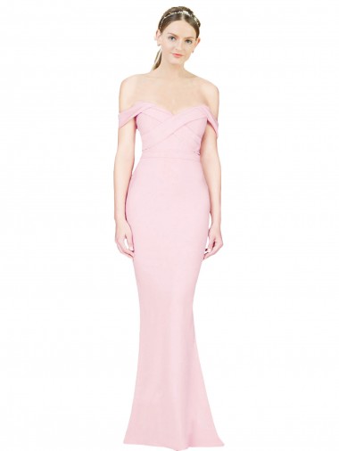 Low Back Pink A-Line Strapless Long Formal Evening Gown / Prom Dress / Bridesmaid Dress York
