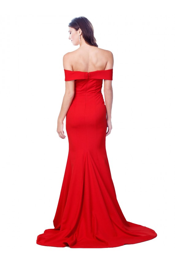 Red Mermaid Sweetheart Long Bridesmaid Dress / Evening Dress York