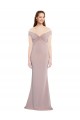 Keyhole Back Dusty Pink Mermaid V-Neck Long Formal Evening Gown / Prom Dress / Bridesmaid Dress York