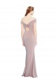Keyhole Back Dusty Pink Mermaid V-Neck Long Formal Evening Gown / Prom Dress / Bridesmaid Dress York