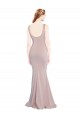 Dusty Pink Mermaid Scoop Neck Long Formal Evening Gown / Prom Dress / Bridesmaid Dress York