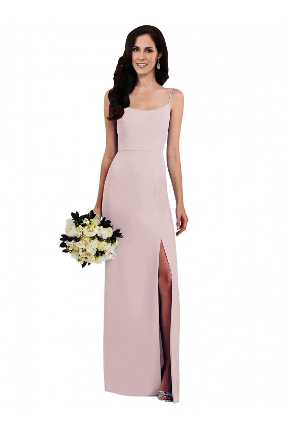 V-Back Trumpet Spaghetti Straps Long Formal Evening Gown / Prom Dress / Bridesmaid Dress York