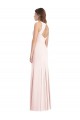 Open Back Pink Trumpet Bateau Neck Long Semi Formal Evening Dress / Prom Dress / Bridesmaid Dress York