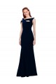 Dark Navy Mermaid Off the Shoulder Long Formal Evening Gown / Prom Dress / Bridesmaid Dress York