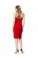 Red Sheath Sweetheart Cocktail Length Formal Evening Gown / Prom Dress / Bridesmaid Dress York