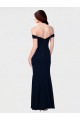 Low Back Ivory Mermaid Off the Shoulder Long Formal Dress / Bridesmaid Dress York